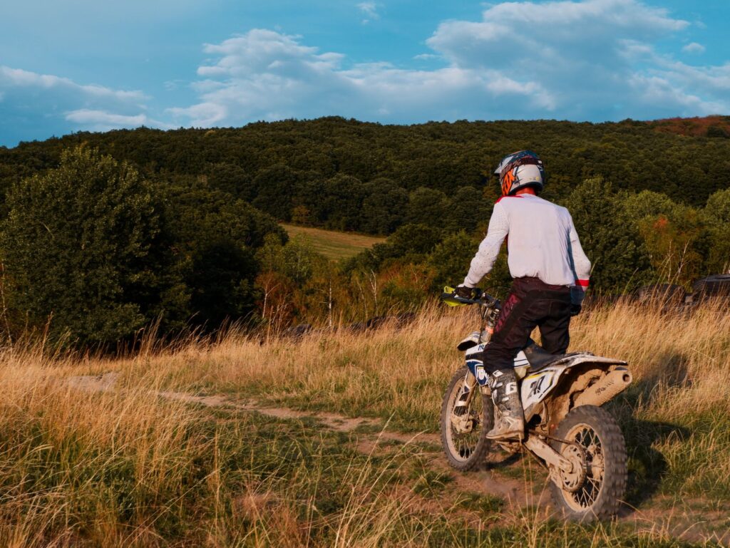riding motocross offroad